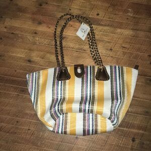Big Buddha woven tote, BNWT